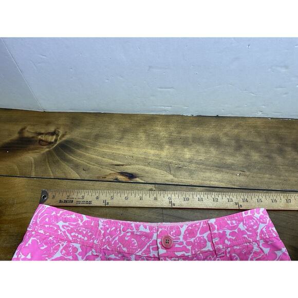 Lilly Pulitzer Womens Callahan Hot Pink Shorts Size 2 - Picture 9 of 11